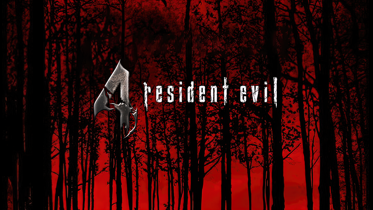 Обложка 4 4. Resident Evil 4 обложка. Resident Evil 4 обои. Resident Evil 4 надпись. Resident Evil 4 Biohazard обложка.